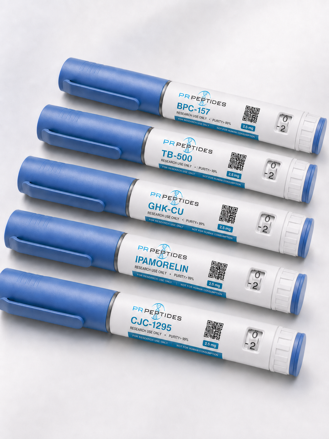 PR Peptides research pen range